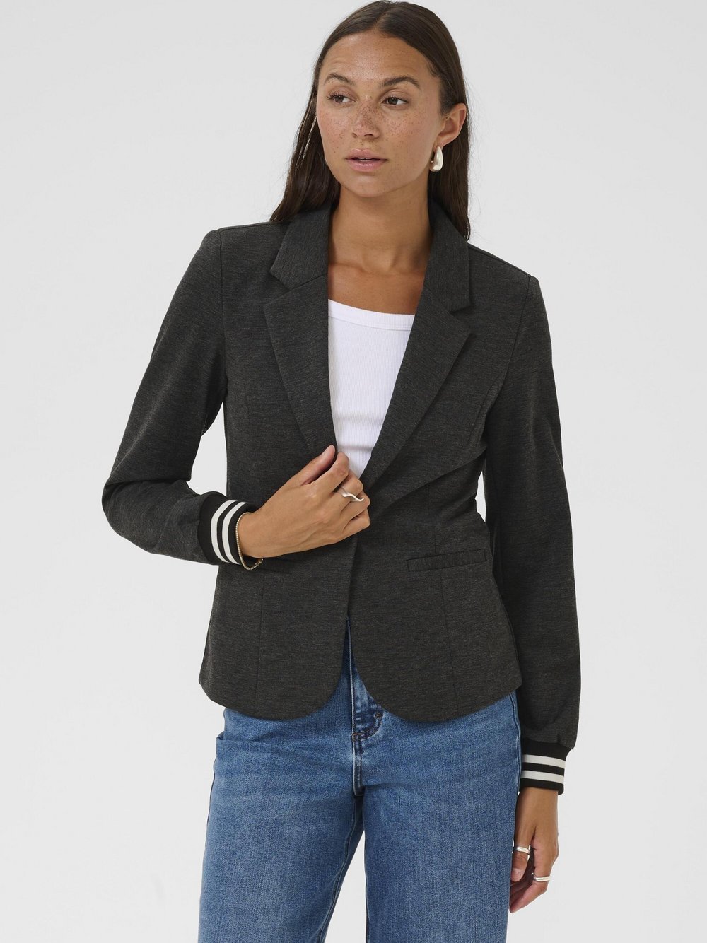 Kaffe Damen Gris Blazer Kinnie - Bild 2