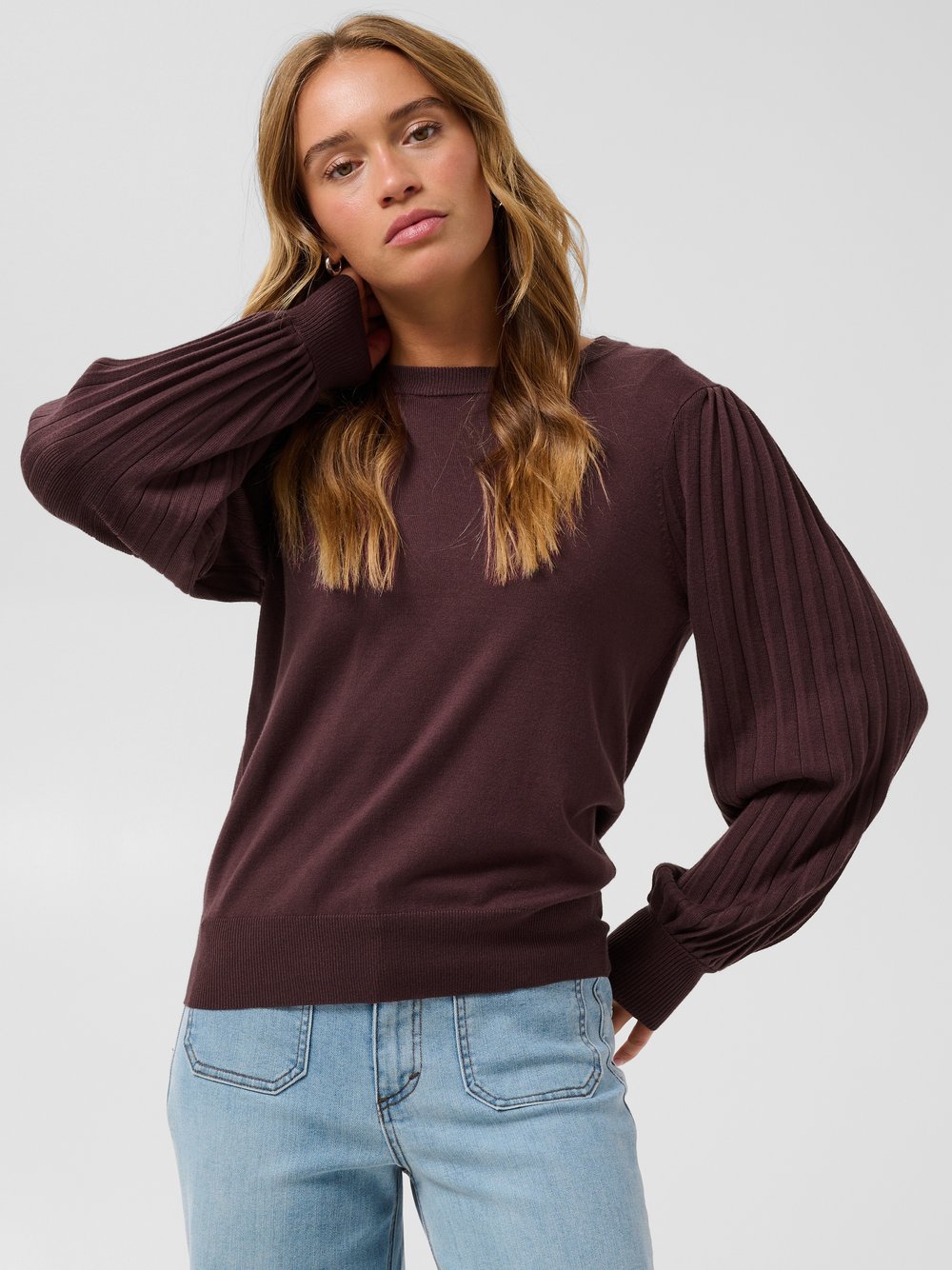 Kaffe, Damen, Pullover, KALone, Braun, (L) - Bild 6