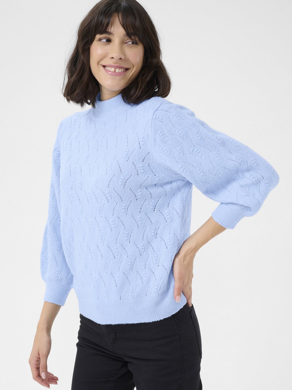 Kaffe Damen Blau Pullover Rita - Bild 4