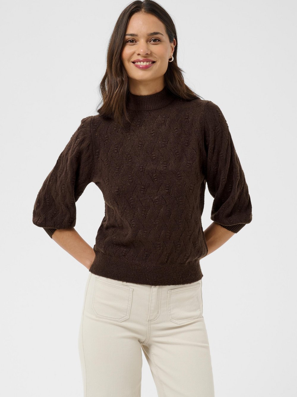 Kaffe Damen Marron Pullover Karita - Bild 5