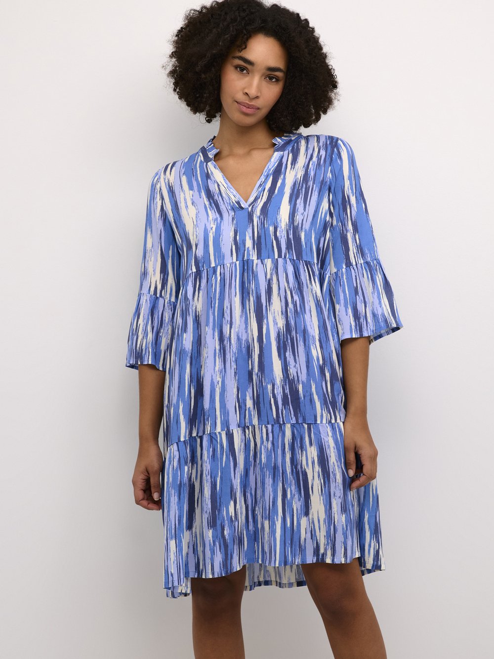 Kaffe Damen Blau Kleid Arina - Bild 2