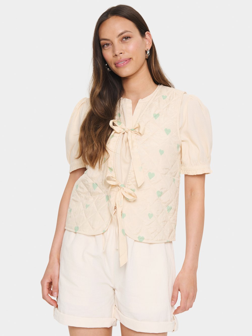 Saint Tropez Weste EvittaSZ Damen Viskose mehrfarbig strukturiert, XL