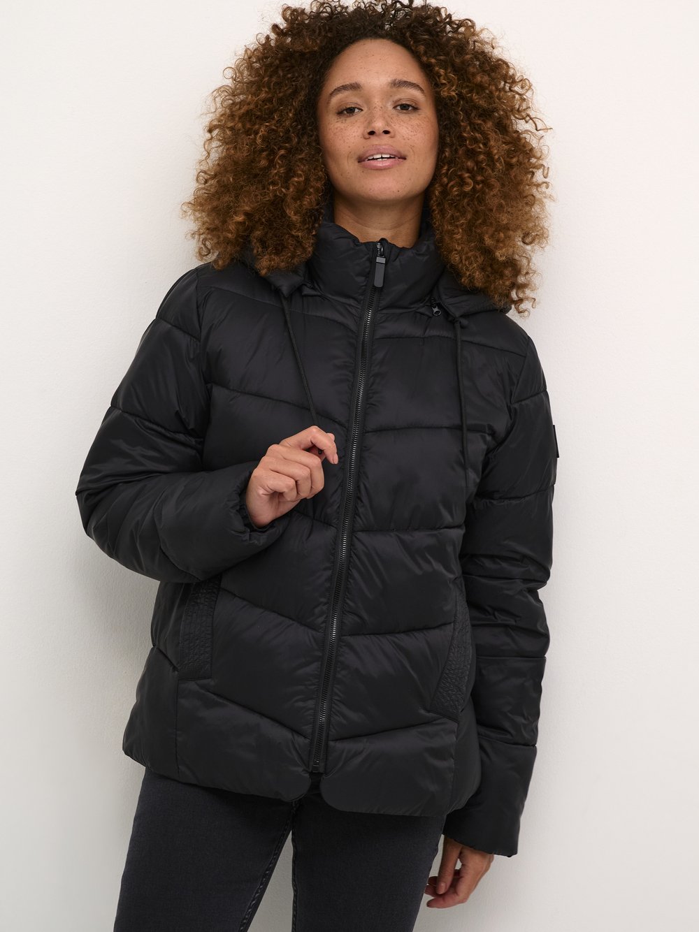 Kaffe Damen Schwarz -Daunenjacke Susanne - Bild 3
