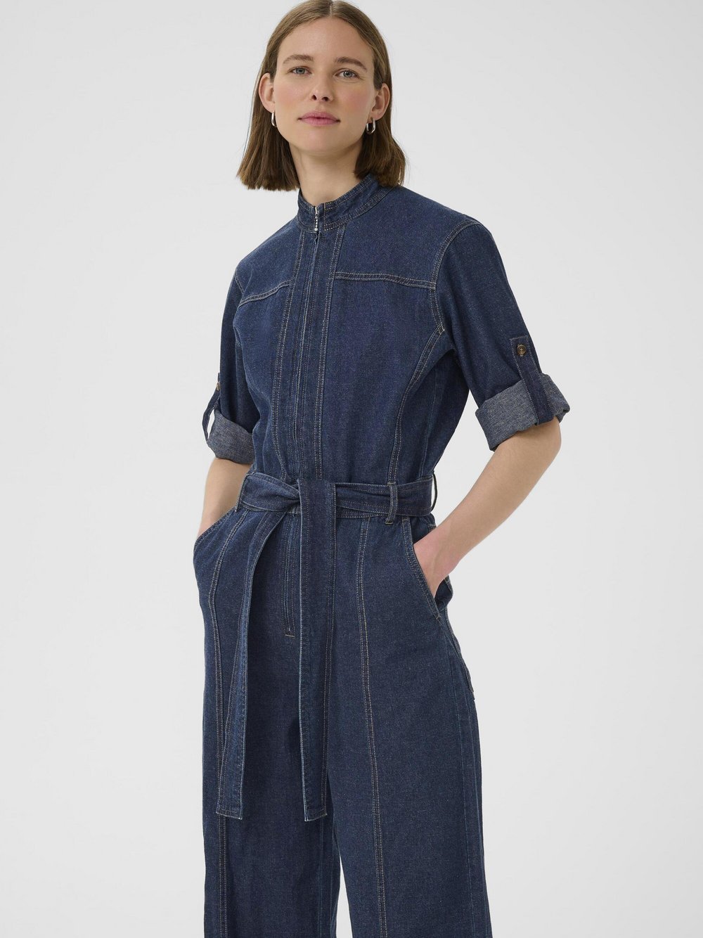 Inwear Overall RubinaIW Damen Baumwolle blau, 42