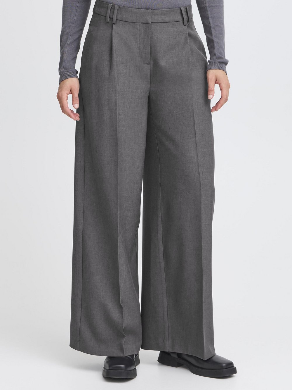 Thumbnail - Ichi Hose IHLEXI Damen grau, 36