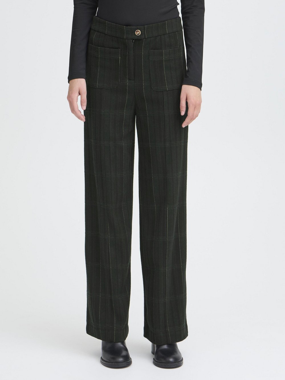 Thumbnail - Ichi Hose IHKATE Damen mehrfarbig kariert, M