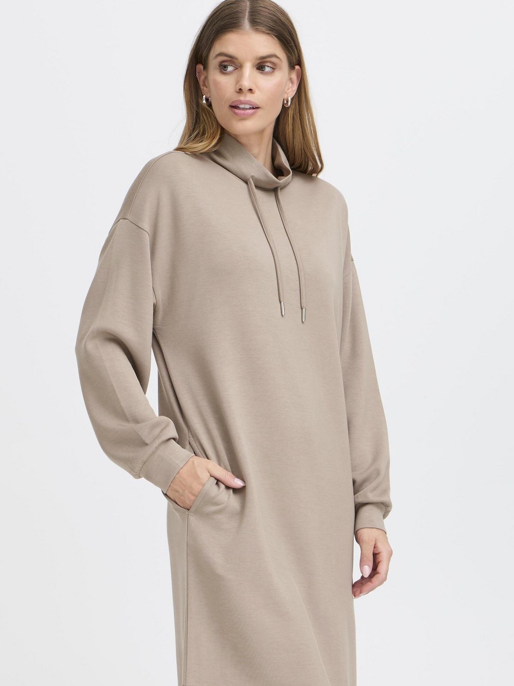 Thumbnail - fransa Jerseykleid FRAURORA Damen Modal beige, L