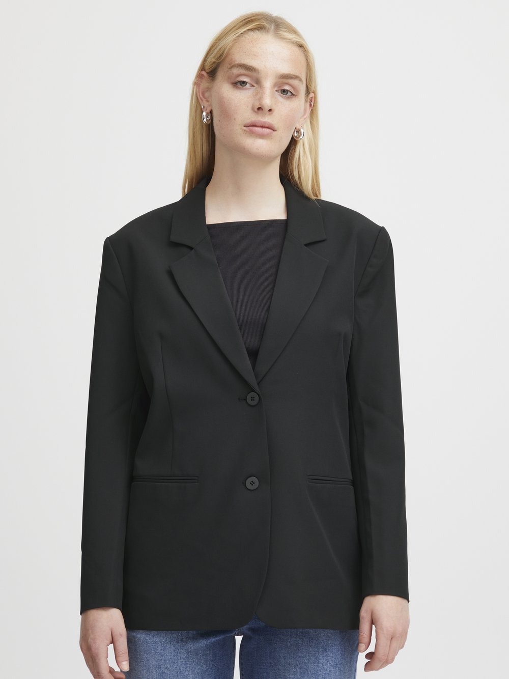 Ichi Blazer IHLEXI Damen schwarz, 34