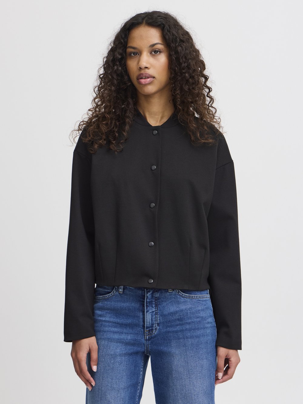 Ichi Damen Schwarz Jacke Kate Bomber - Bild 2