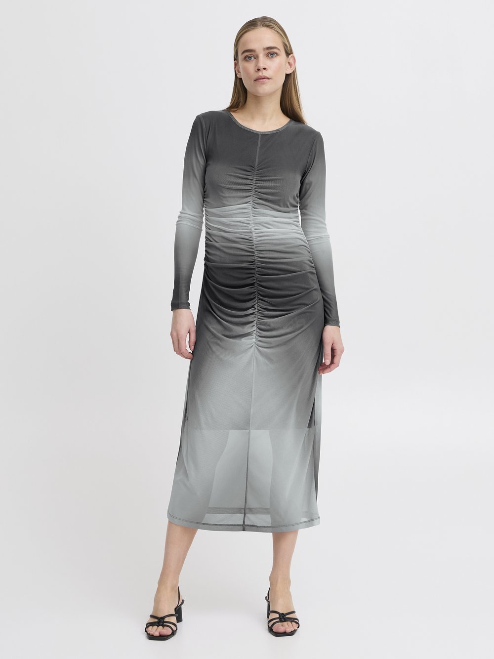 Thumbnail - Ichi Kleid IHPEN Damen schwarz gemustert, S