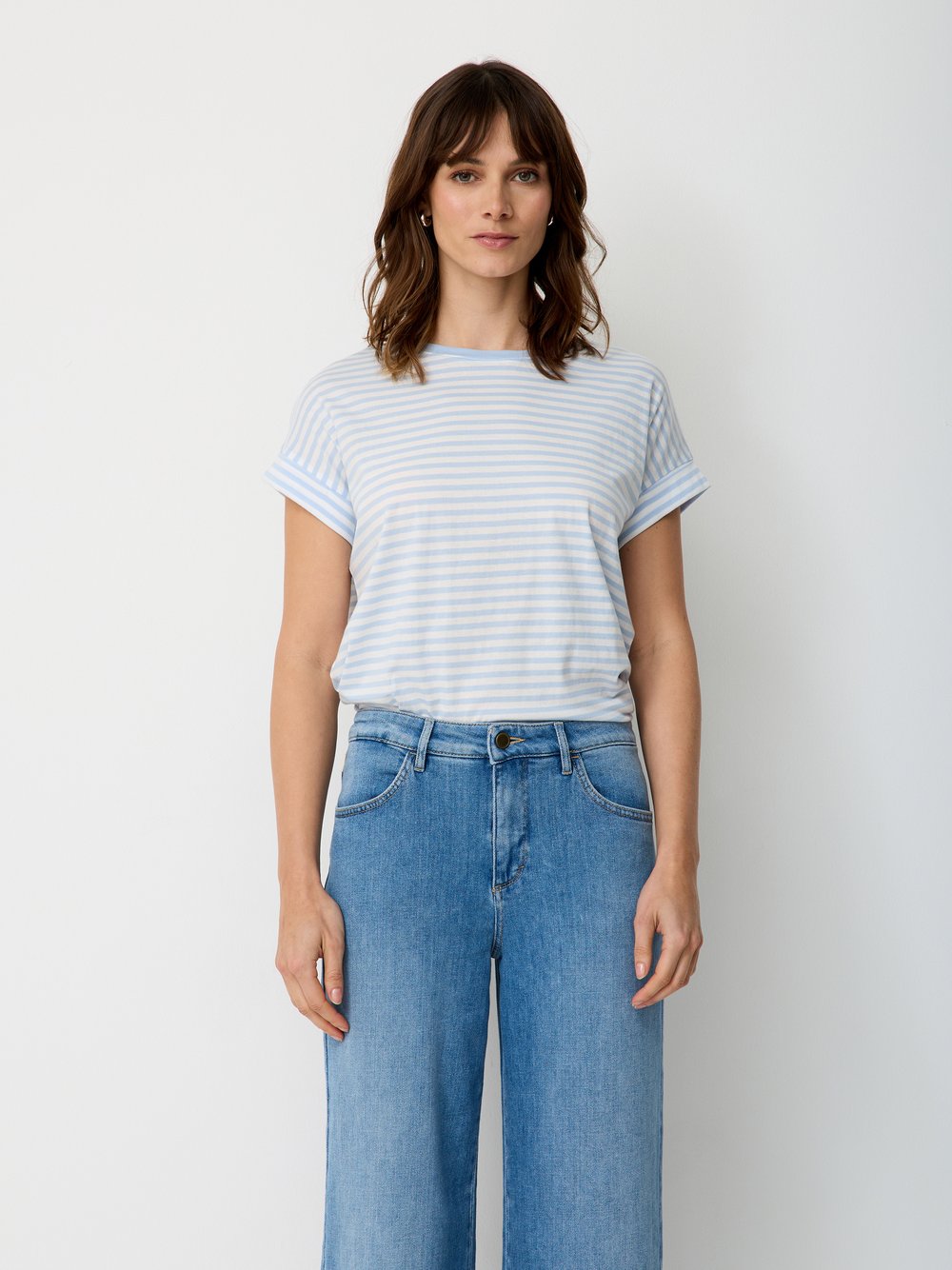 Thumbnail - Paddock`s T-Shirt Damen Baumwolle mehrfarbig gestreift, M