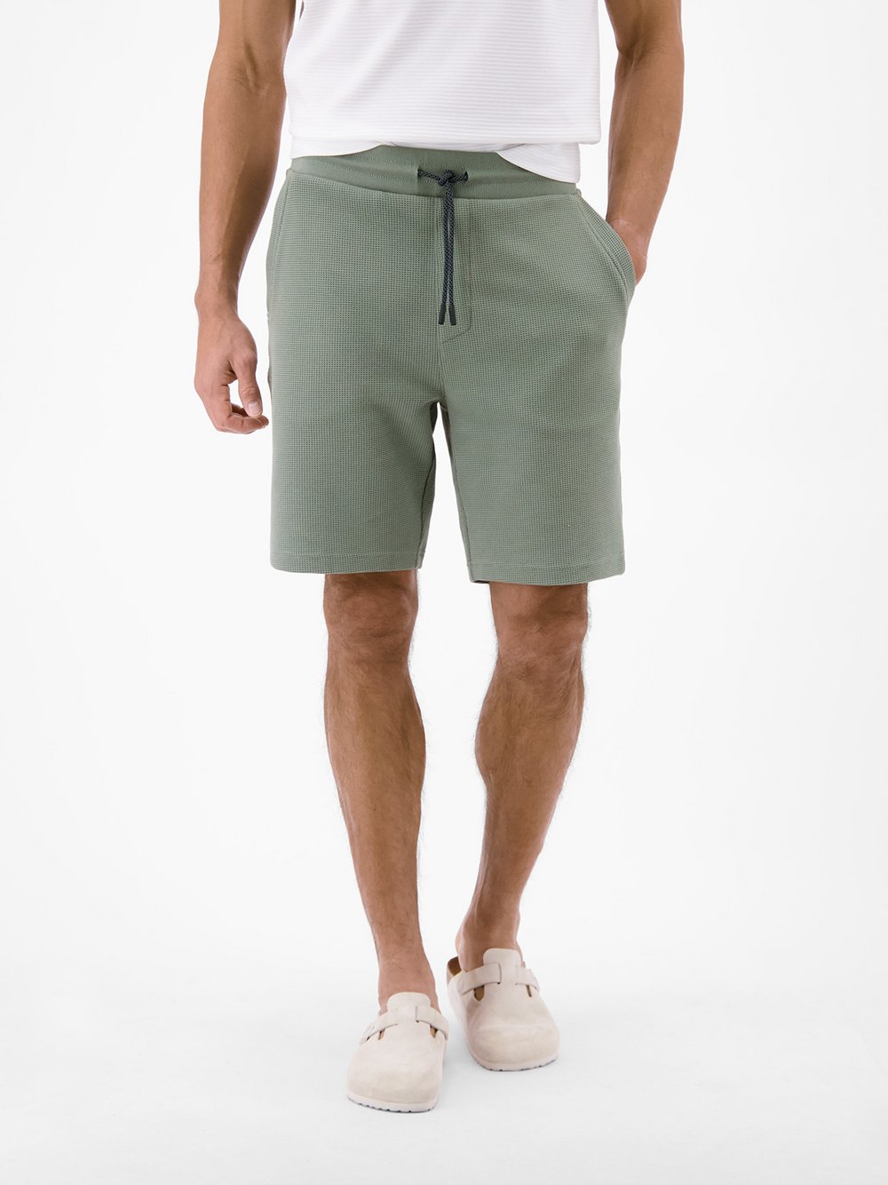 Thumbnail - LERROS Shorts Herren Baumwolle grau, M