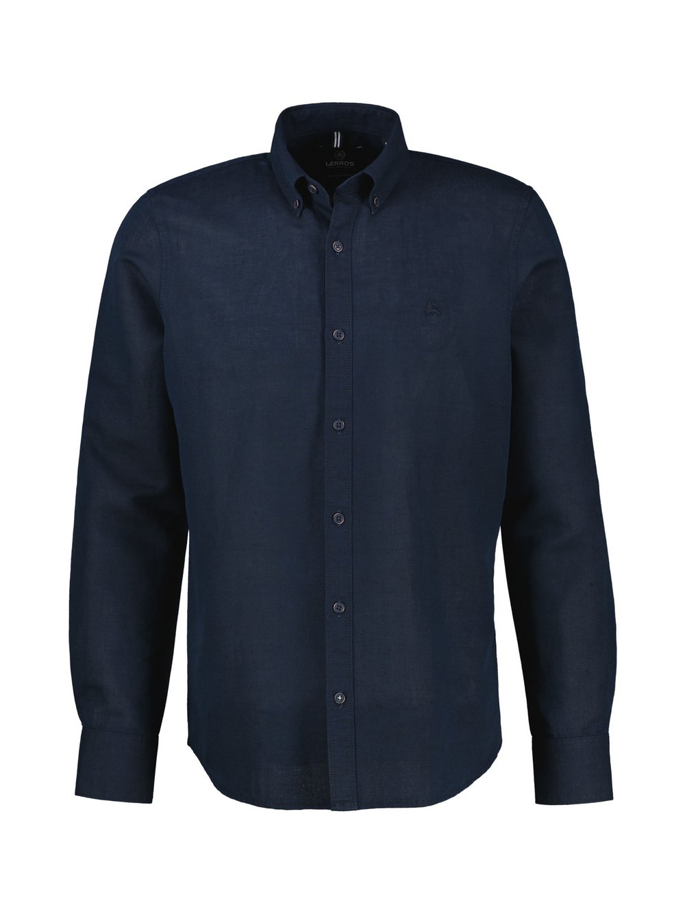 Thumbnail - LERROS Langarmhemd Herren Regular Fit Leinen blau, M