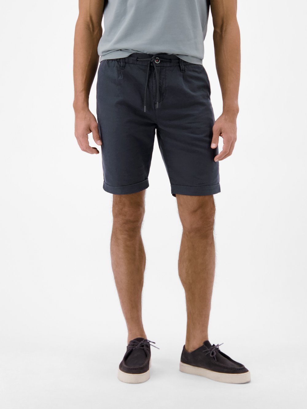 Thumbnail - LERROS Chinoshorts Herren Baumwolle blau, 33