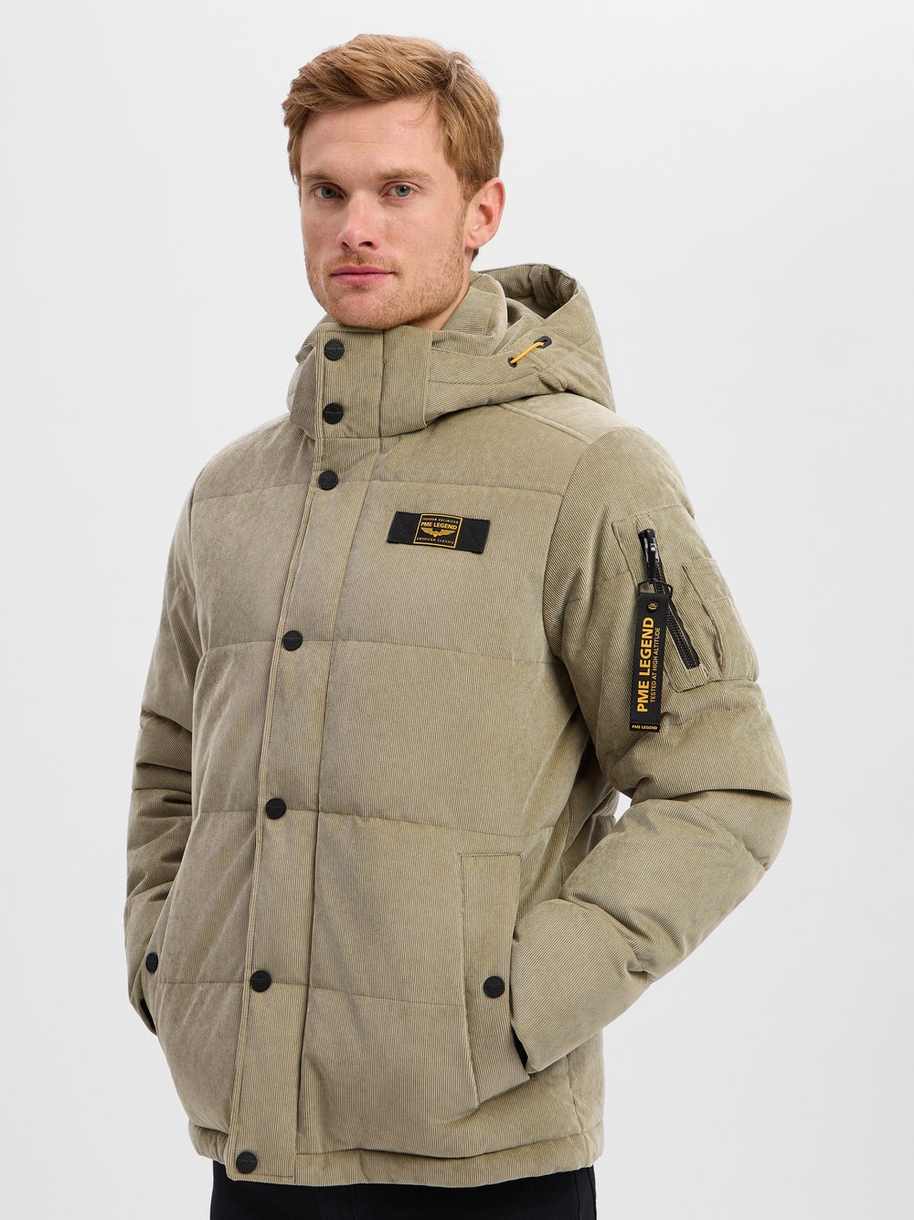 PME Legend Jacke Gobbler Corduroy Overland Trek Grün Khaki Größe M - Bild 2