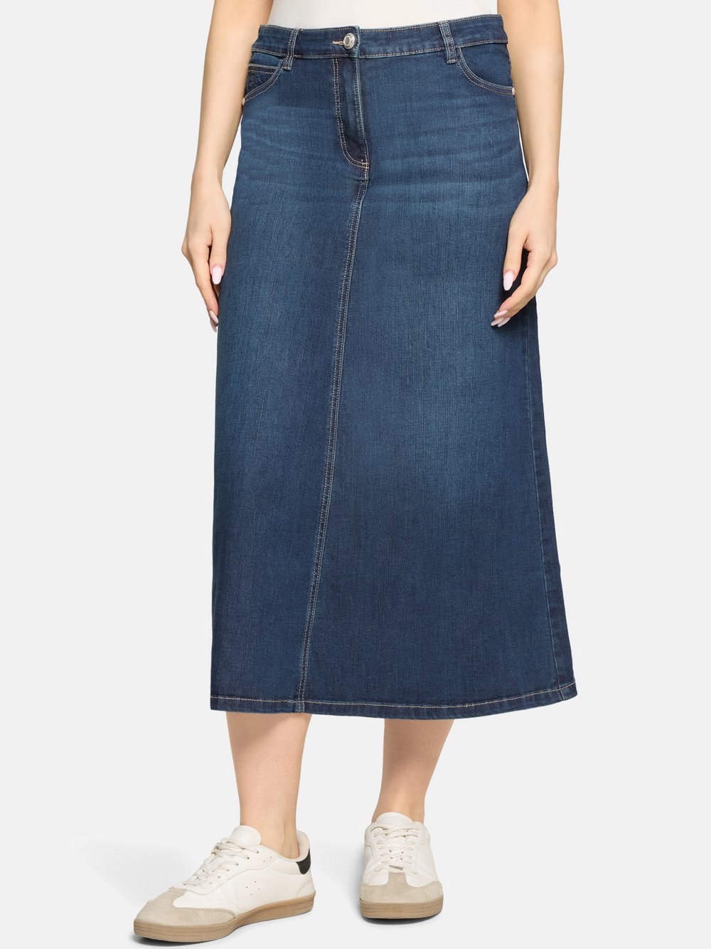 Betty Barclay Jeansrock Damen Baumwolle blau, 38