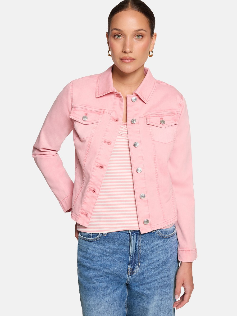 zero Blazer-Jacke Damen Baumwolle rosa, 44