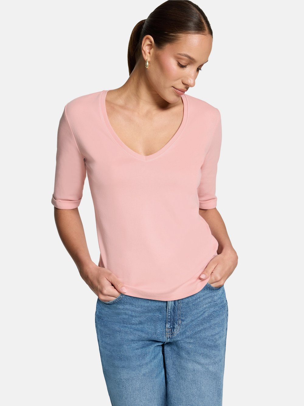 zero Basic Damen Baumwolle rosa, 34