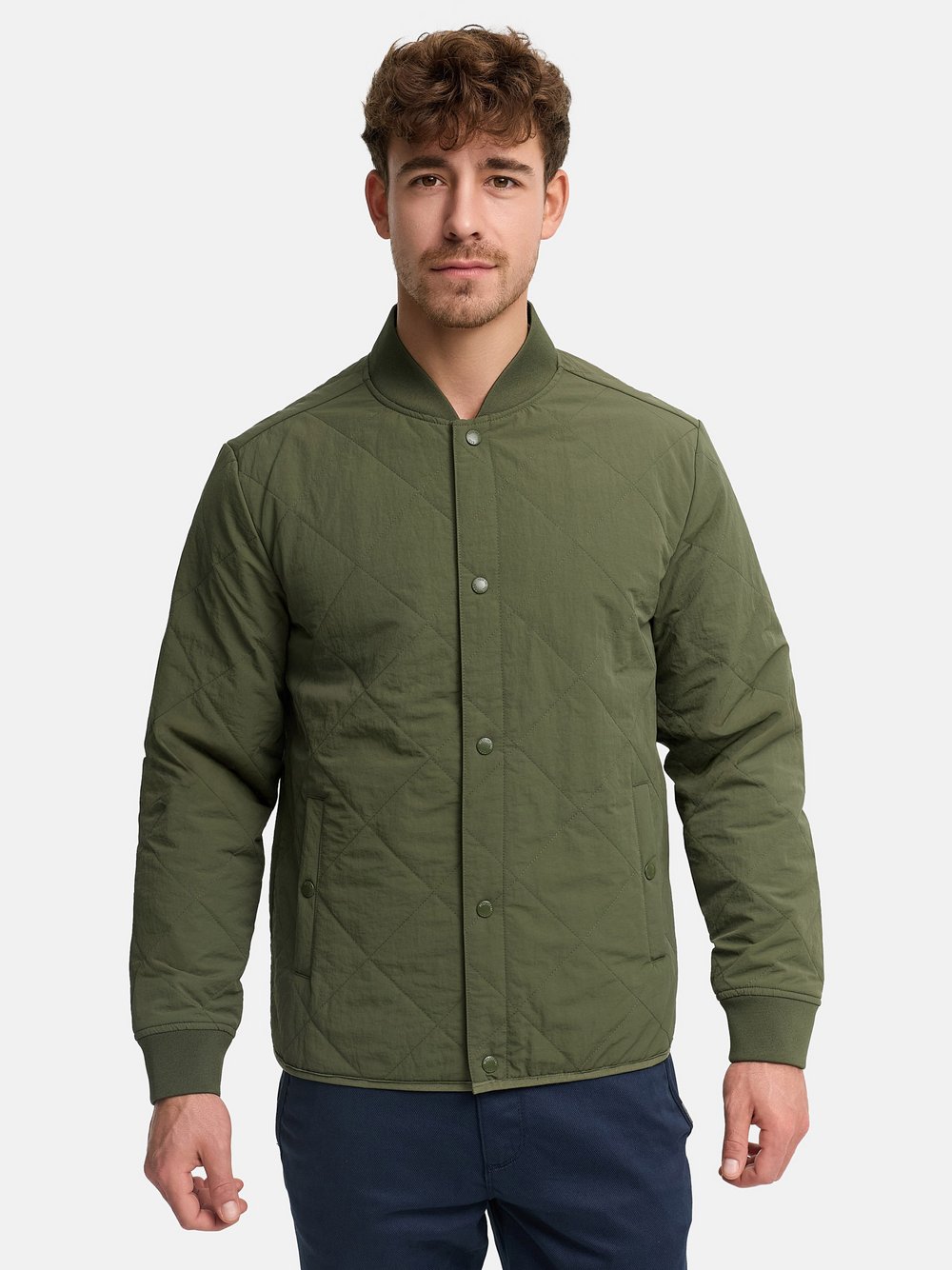VAN GRAAF Indicode Herren Oliv Übergangsjacke Polyamid Grün, Extra Groß