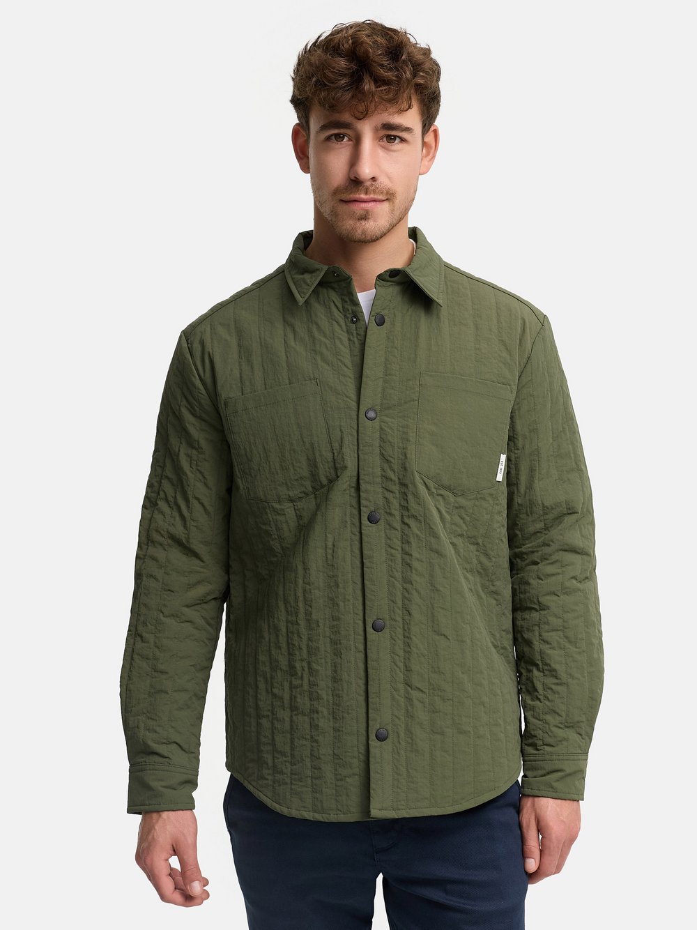 VAN GRAAF Indicode Herren Oliv Übergangsjacke Polyamid Grün, Xxl