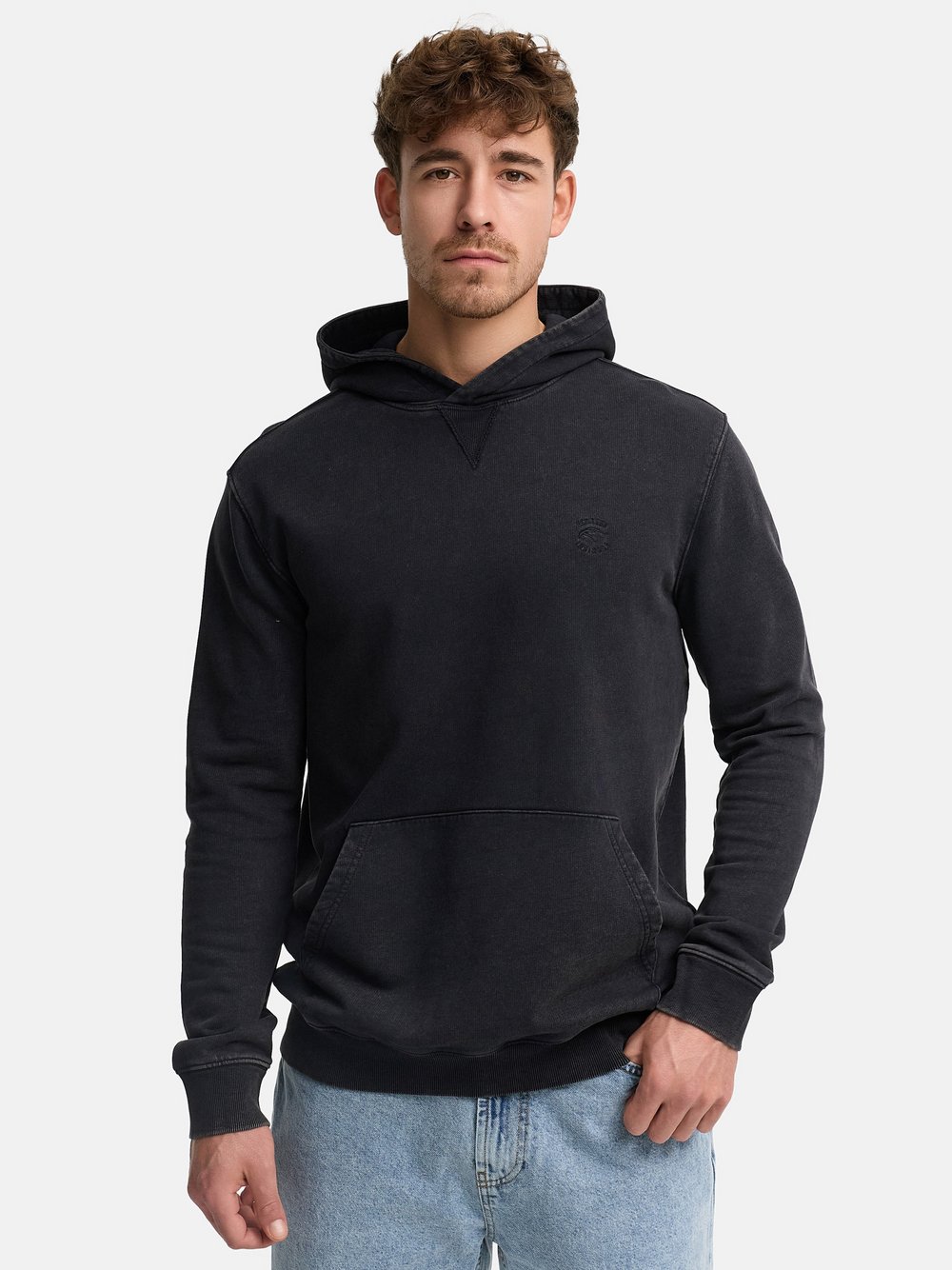 Thumbnail - Indicode Kapuzenpullover Herren Baumwolle schwarz, S