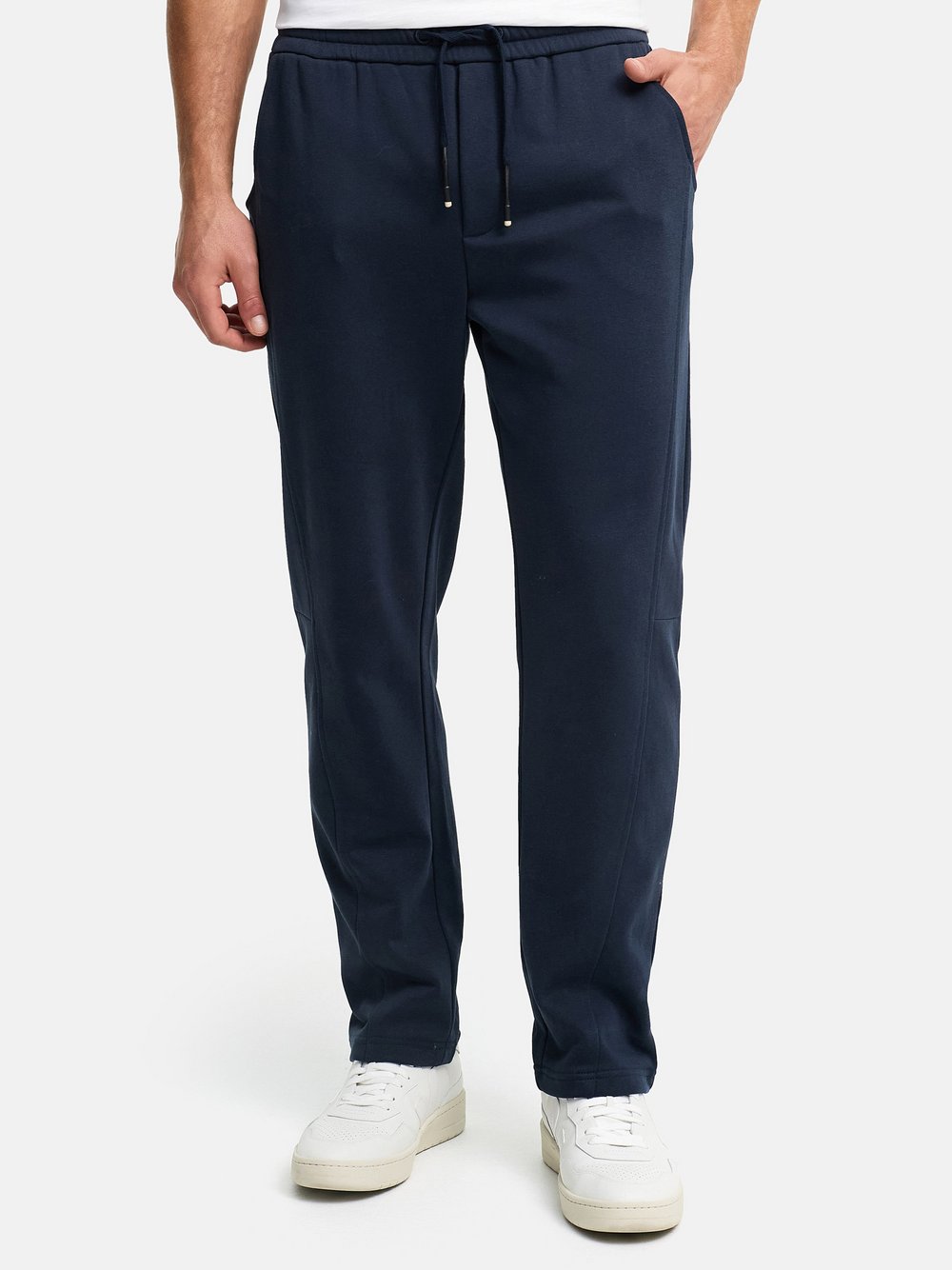 VAN GRAAF Indicode Herren Marine Jogginghose Baumwolle Blau, Groß