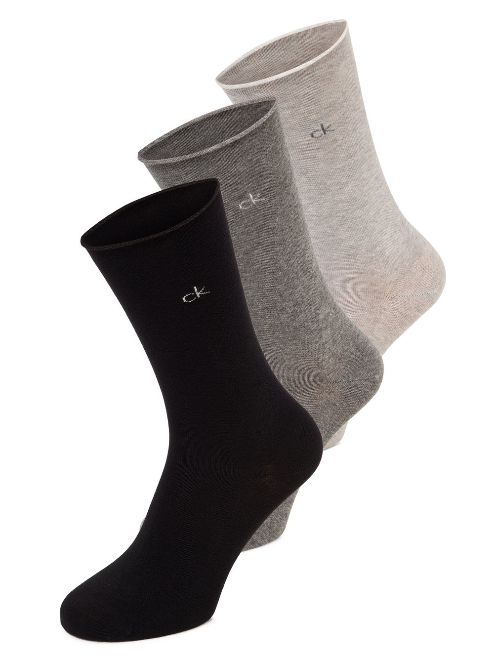 Ck Calvin Klein Damen Calvin Klein Socken Grau Gr. Übergröße 39-42 - Bild 2
