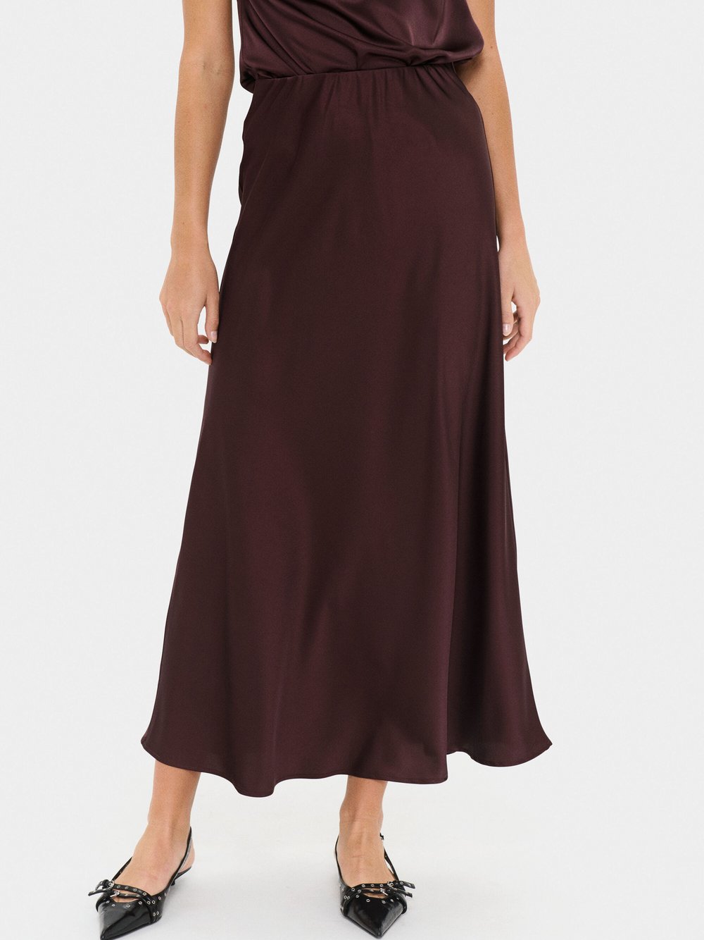 Saint Tropez - Lodisa Maxi Rock - Skirts - Damen - Braun - L - Bild 4