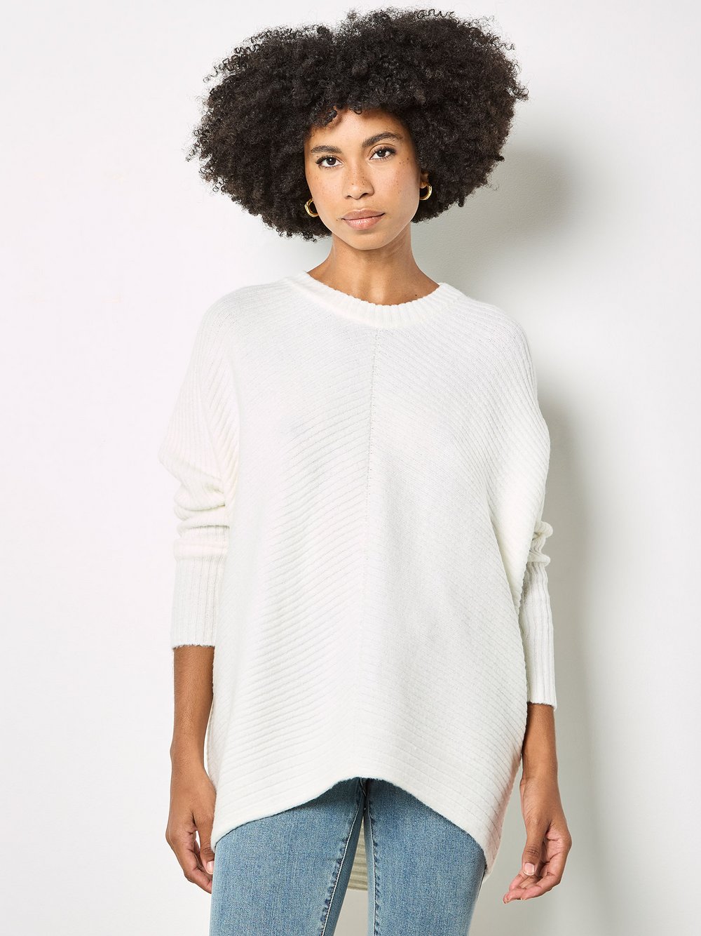 VAN GRAAF Apricot Damen Weiß Pullover Größe 36
