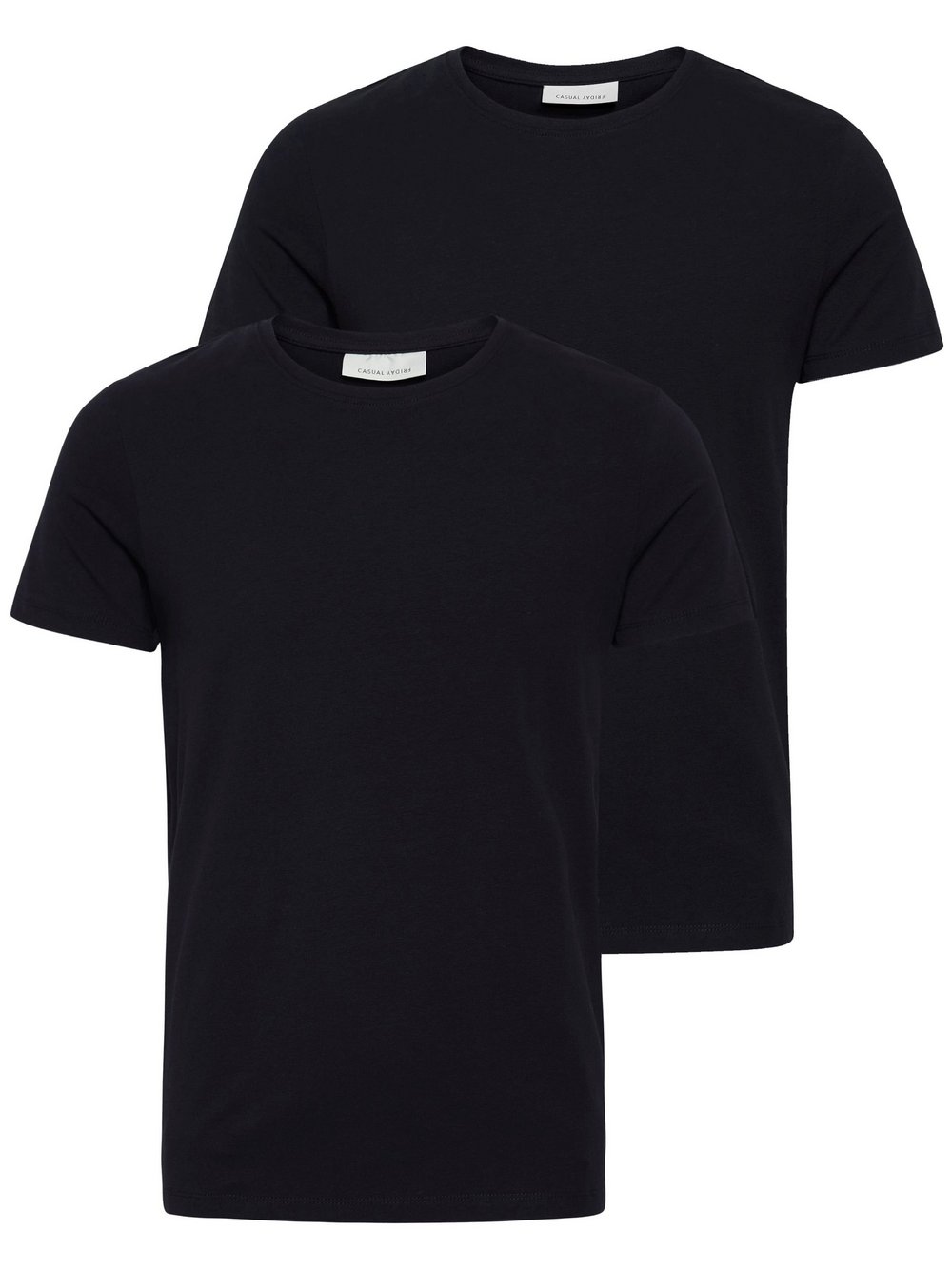 Casual Friday Herren Dunkelgrau/Schwarz T-Shirt "T-Shirt Cfdavide", Gr. Xxl, (Anthrazit Schwarz), Obermaterial: 95% Baumwolle Co. 5% Elasthan El., Shirts T-S... - Bild 3