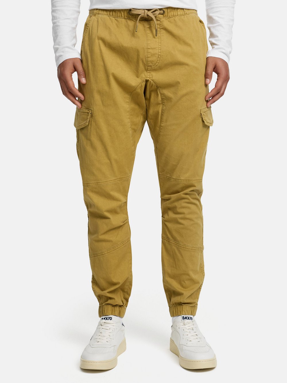 VAN GRAAF Indicode Herren Camel Cargohose Baumwolle Braun, Xxl