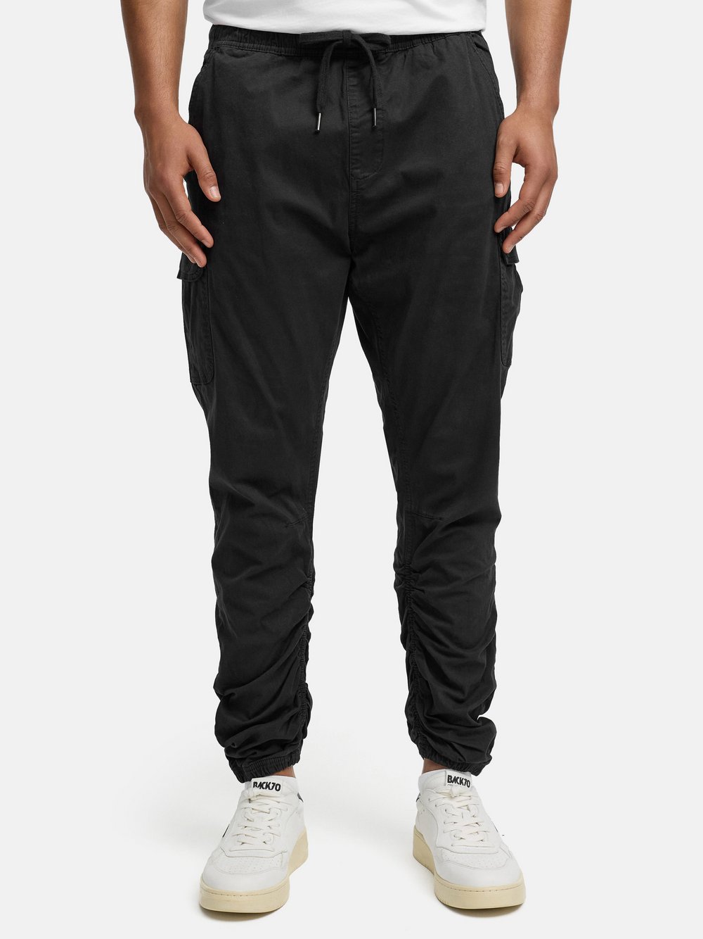 VAN GRAAF Indicode Herren Schwarz Cargohose Baumwolle Xxl