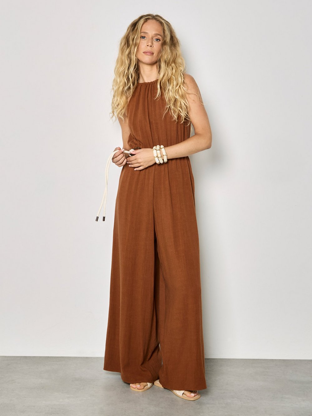 Apricot Jumpsuit Damen terra, 34