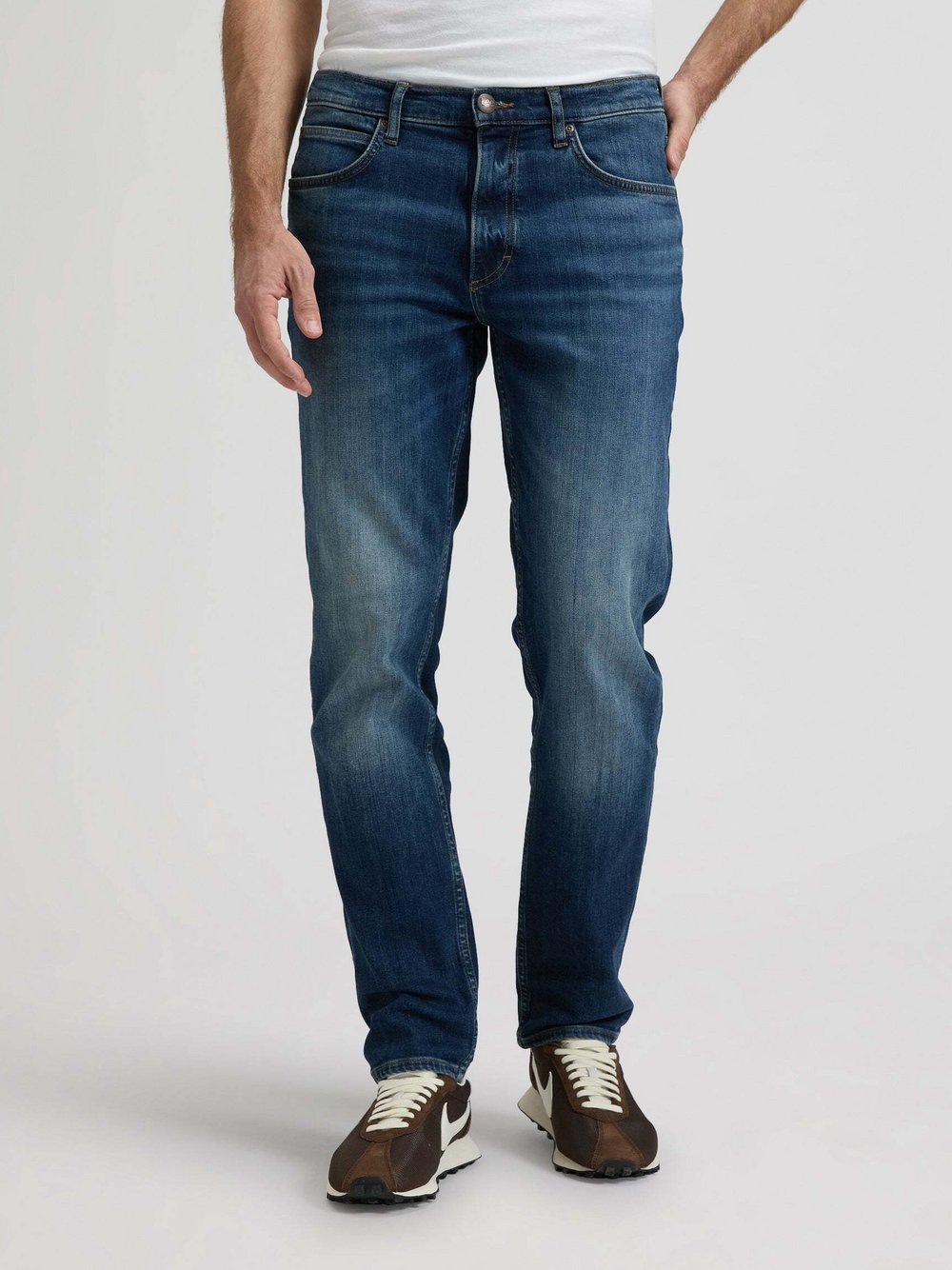 VAN GRAAF Lee Herren Blue Stone Jeans Baumwolle Blau, Größe 30-30