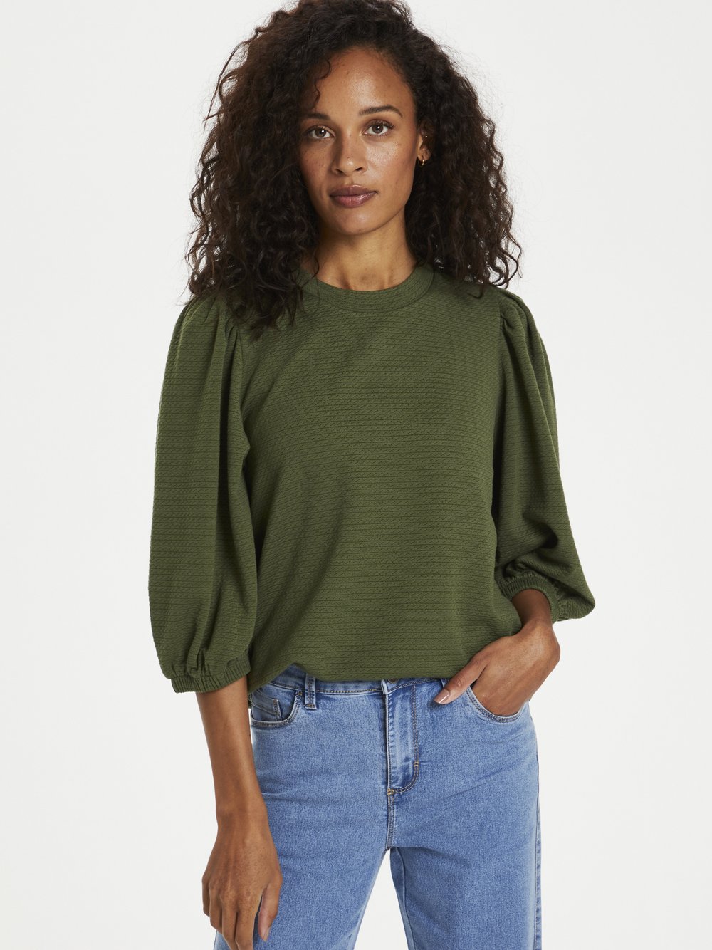 Kaffe, Damen, Blusen, Janna, Grün, (XXL) - Bild 3