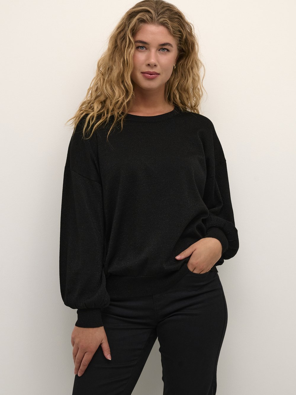 Kaffe, Damen, Pullover, Regina, Schwarz, (XS) - Bild 3