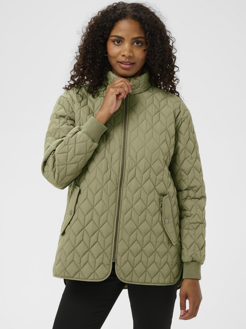 Kaffe - Winter Jackets - Jackets - Damen - Grün - M - Bild 4