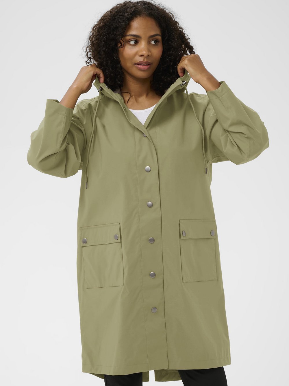 Kaffe - Kcsofia Parka - Jackets - Damen - Grün - M - Bild 3