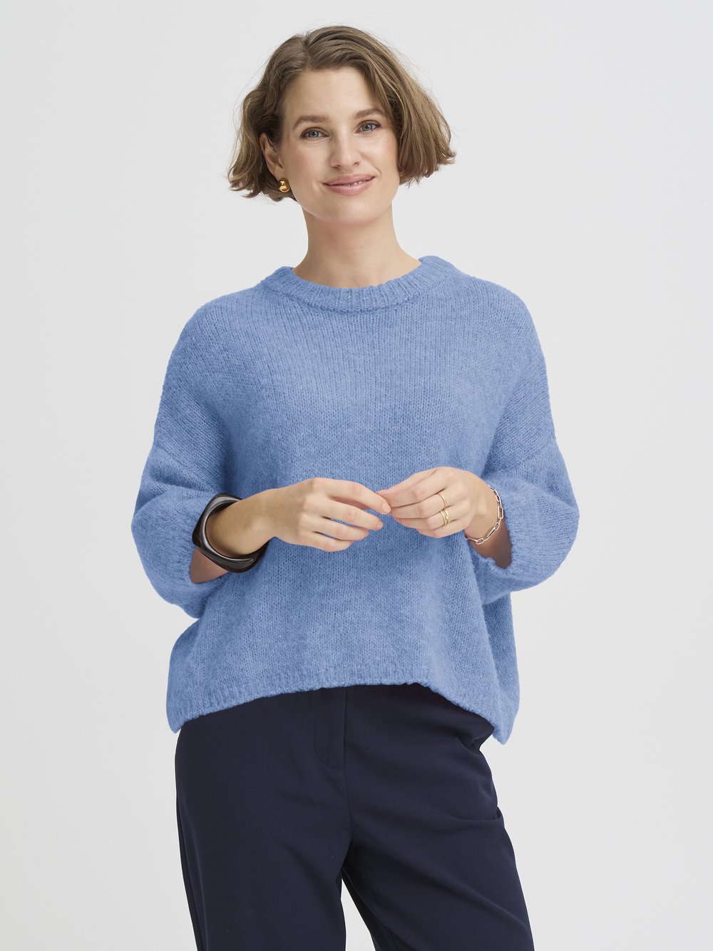 B.young Damen Bleu Pullover Otia - Bild 3
