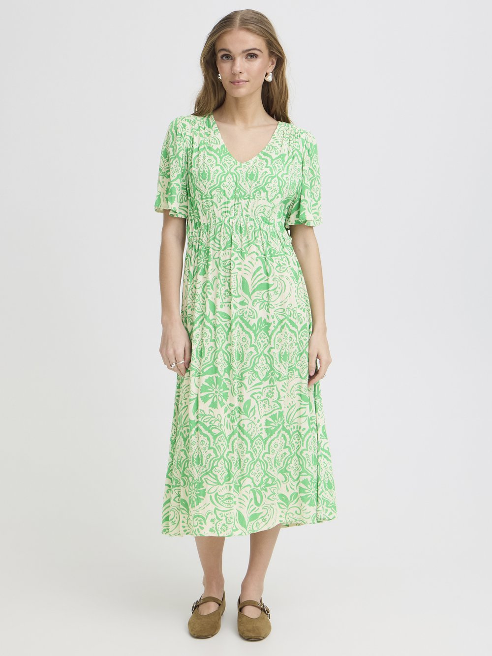 Ichi - Marrakech Kleid - Dresses - Damen - Mehrfarbig - S - Bild 4
