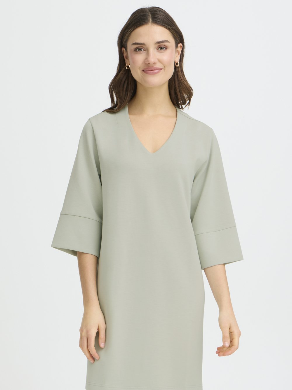 Fransa Damen Vert T-Shirt-Kleid Fraurora 7 - Bild 2