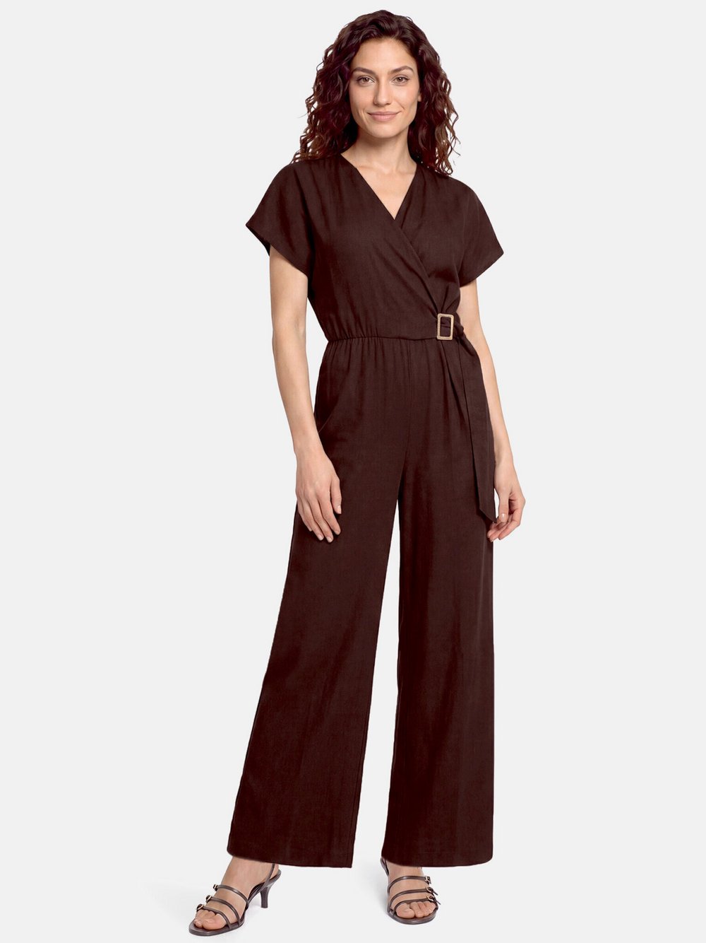 Cartoon Jumpsuit Damen braun, 36