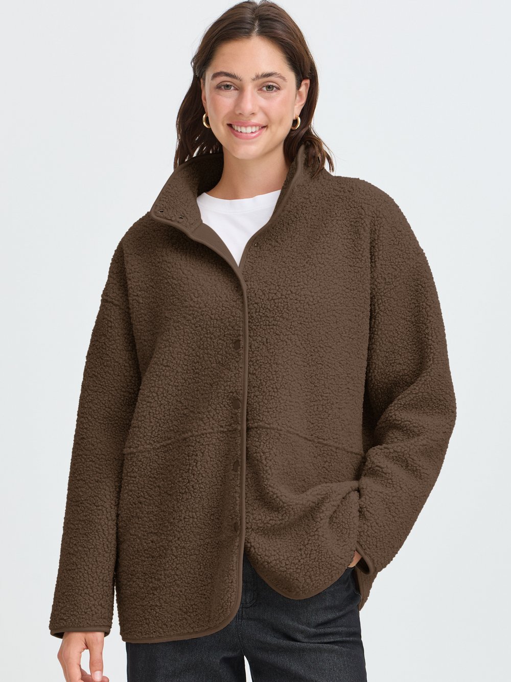 Fransa Damen Marron Jacke Gwynne 3 - Bild 4