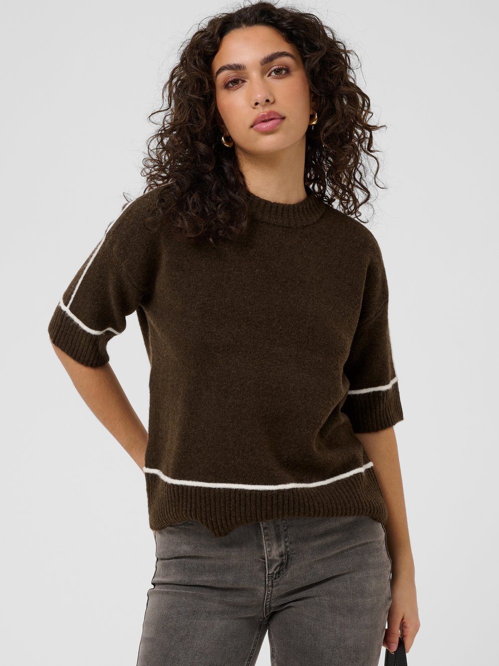 Kaffe, Damen, Pullover, Jinie, Braun, (S) - Bild 6