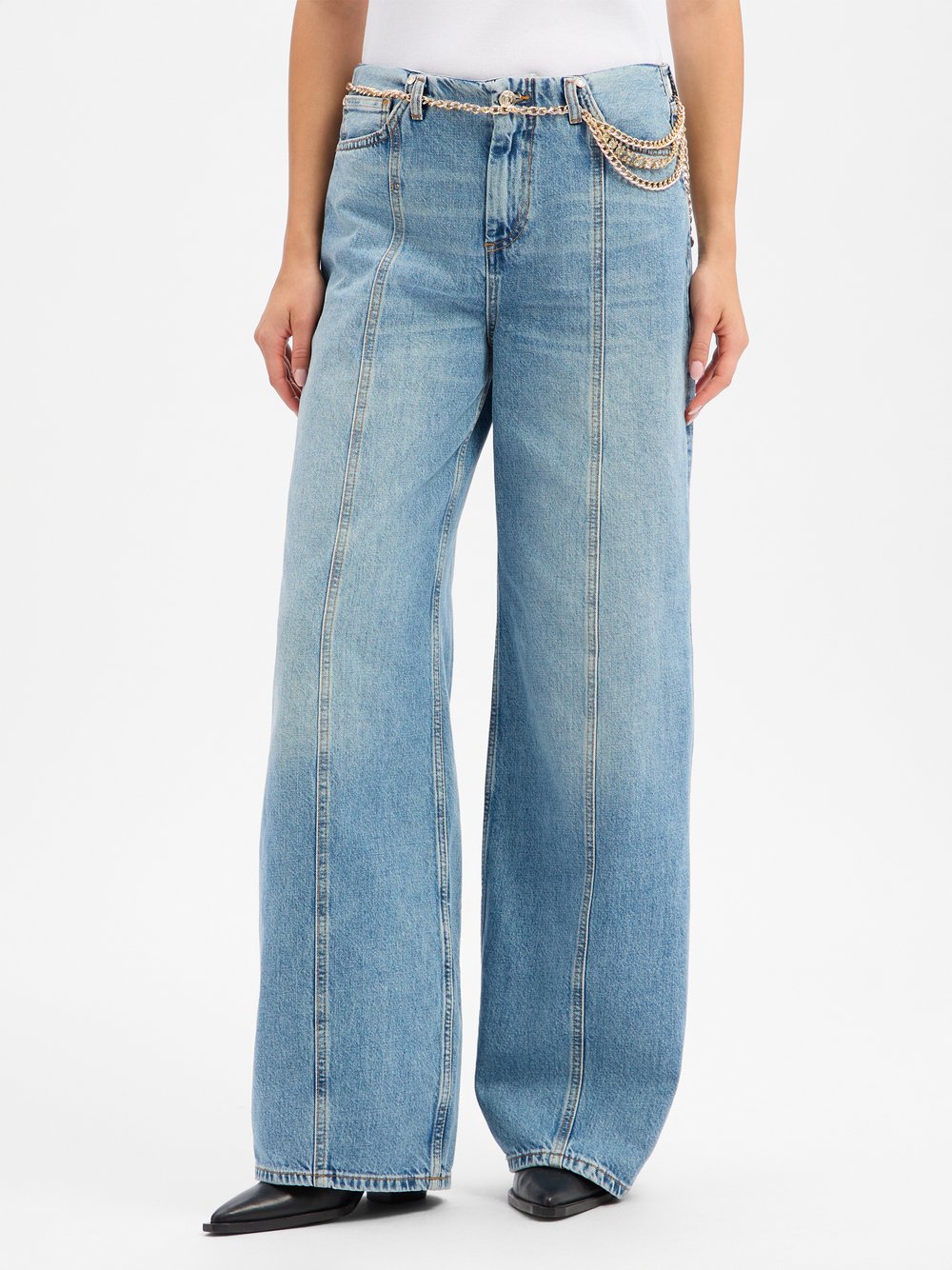Liu Jo - Pant Flare Zb7300 - Jeans - Damen - Blau - W27 - Bild 3