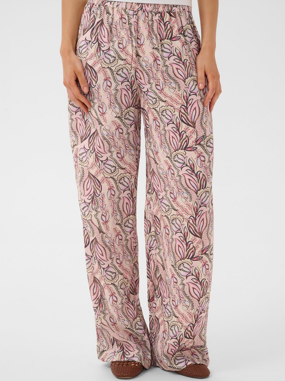 Saint Tropez Damen Dusty Pinks Arty Blooms Stoffhose "Damen Casual Hose Shaktisz" erhältlich in Größe von Baur - Bild 2
