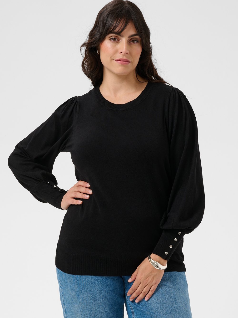 Kaffe, Damen, Pullover, Lizzy, Schwarz, (L) - Bild 3
