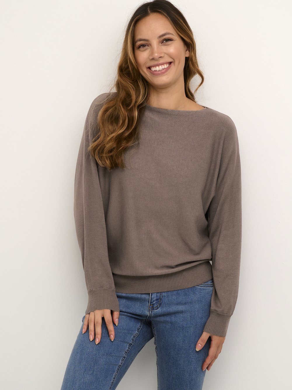 Culture, Damen, Pullover, Annemarie Batwing, Grau, (M) - Bild 3