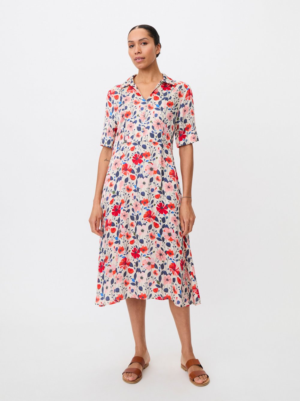 Masai - Midi Kleider - Dresses - Damen - Mehrfarbig - 2XL - Bild 3