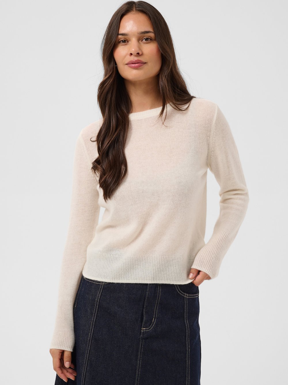 Kaffe Damen Whisper Weiß Strickpullover "Damen Strickpullover Kacashie" von Baur - Bild 5